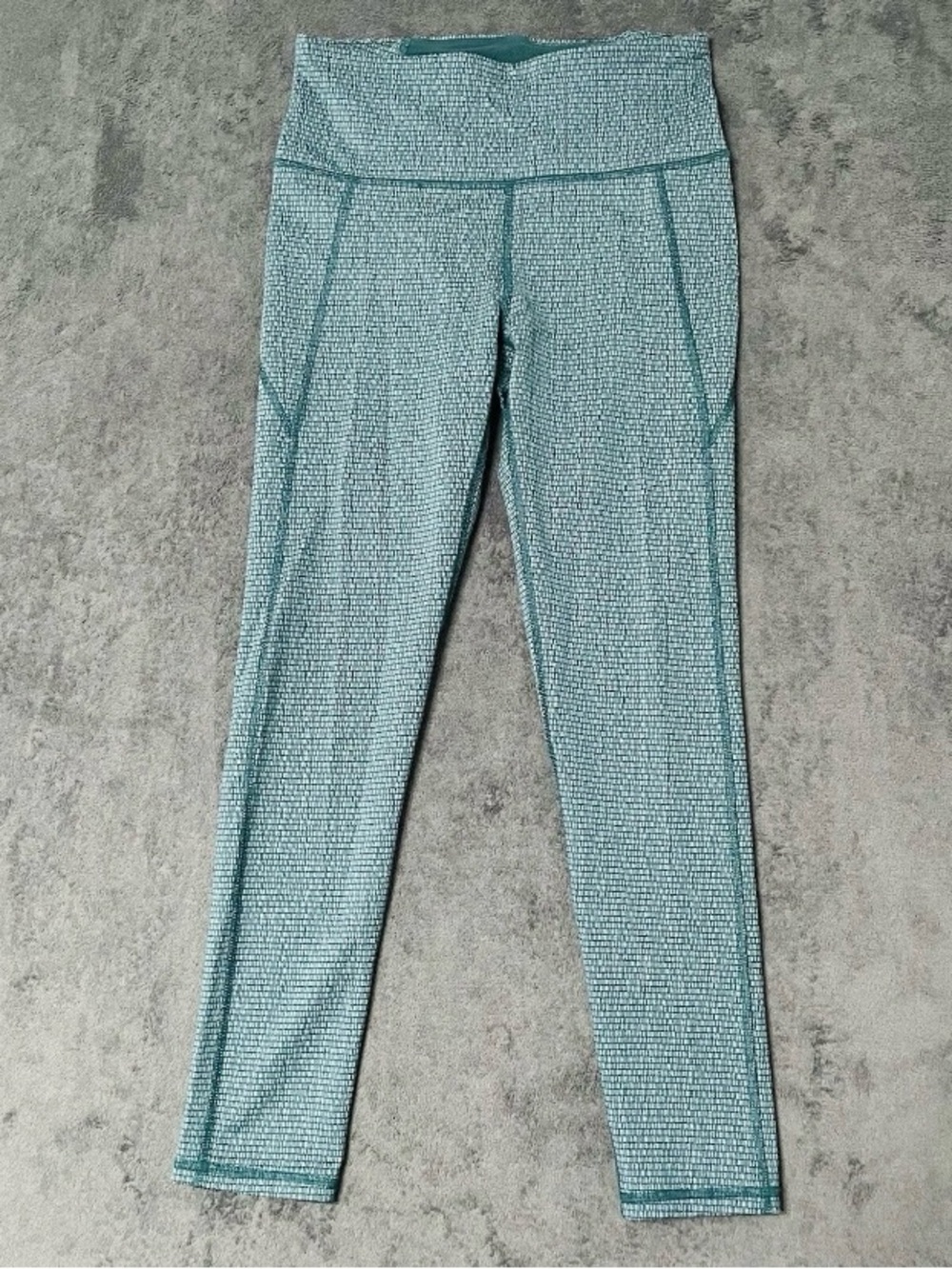 Under Armour Workout Leggings Womens Small Teal Reflective Running Pants